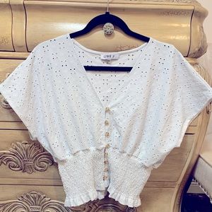 Love J Wrap Tie Waist Wrap Vneck